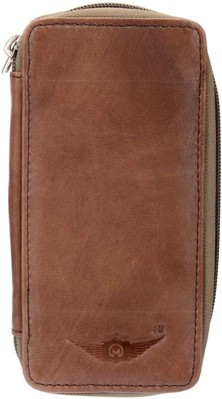 Tan Twist Leather Beige Bank Locker Key Pouch