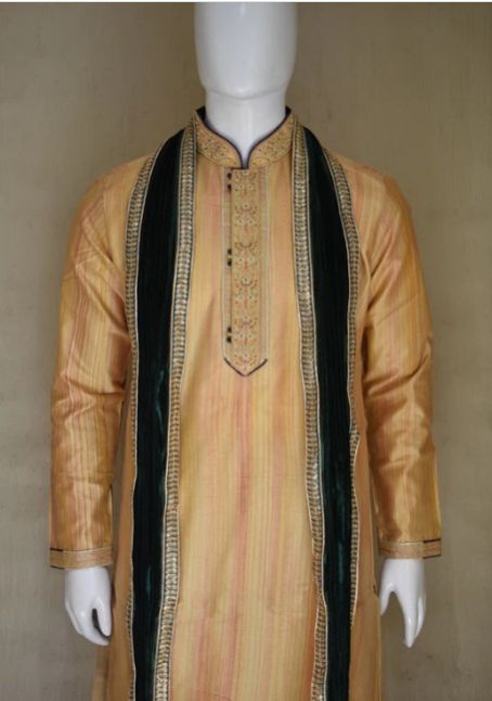 Mens Designer Silk Sherwani Dupatta