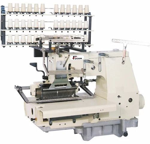 FC-1433-PSSM-ET 33 Needle Flatbed Double Chain Stitch Machine