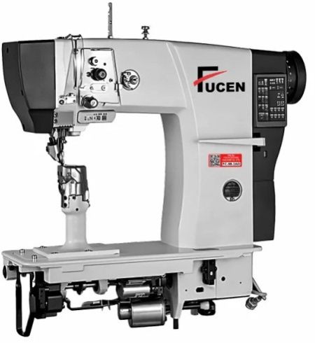 FC-1592xz Double Needle Feed Slender Column Post Bed Sewing Machine