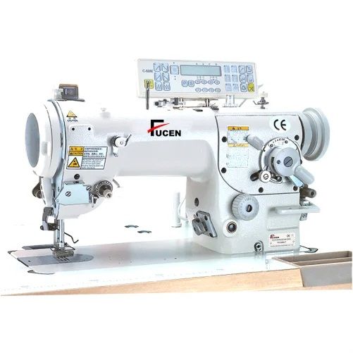 FC-2284-7 Single Needle Flat Bed Auto Lubricating Lockstitch 4 Point Zigzag Sewing Machine