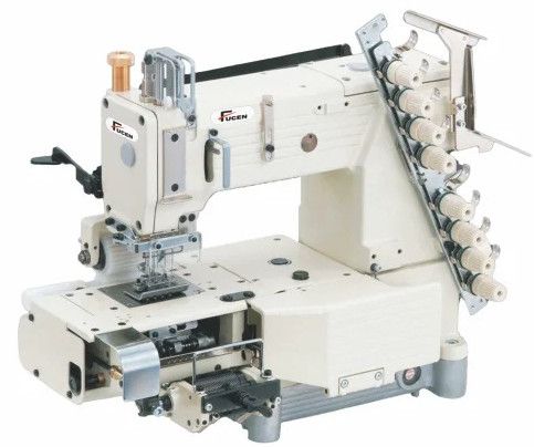 FC-4406-PMD 6 Needle Cylinder Bed Double Chain Stitch Machine