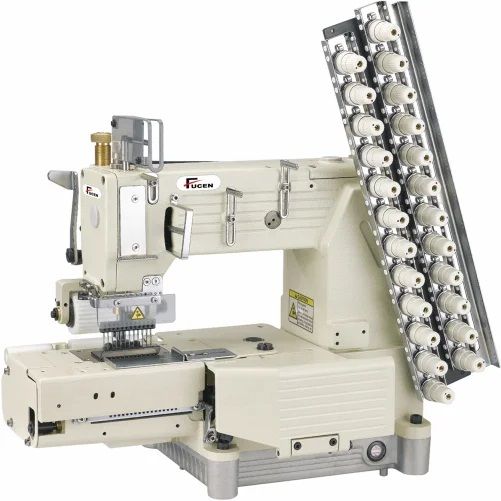 FC-4412-PMD 12 Needle Cylinder Bed Double Chain Stitch Machine