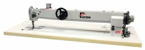 FC-4420-105 Double Needle Long Arm Flat Bed Unison Feed Lockstitch Sewing Machine