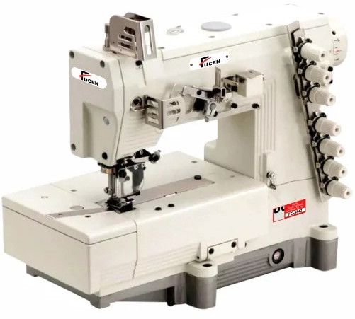 FC-8842 3 Needle, Flatbed, Top Cover Stitch Machine