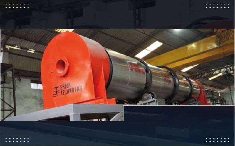 Mild Steel Automatic Rotary Biomass Dryer