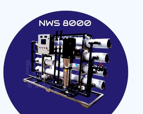 8000 Lph RO Water Treatment Plant