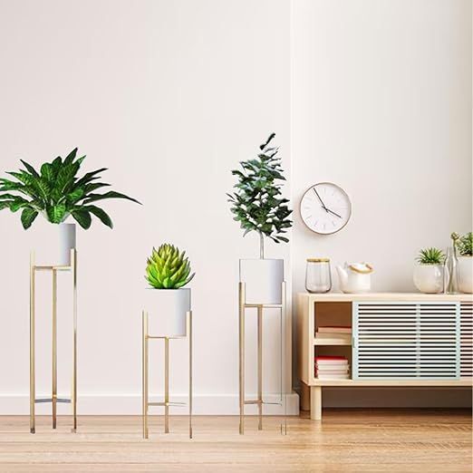 Modern Metal Floor Flower Stands Planter
