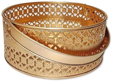 Iron Oval Basket Modren, Technics : Hand Made, Machine Made