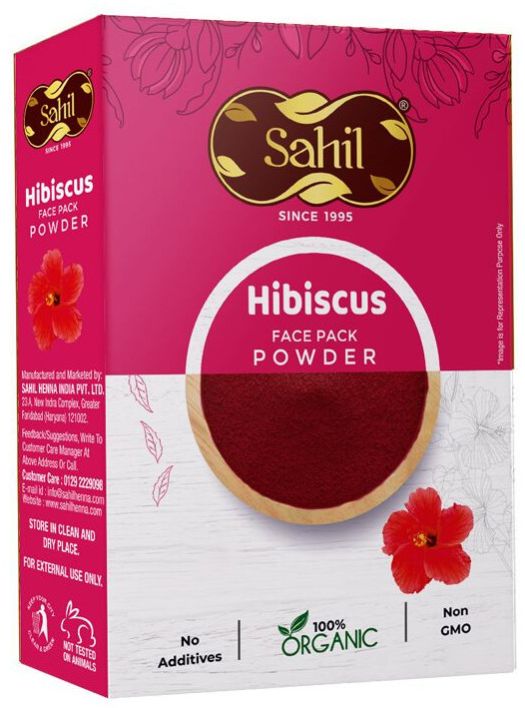 50gm Sahil Hibiscus Face Pack Powder