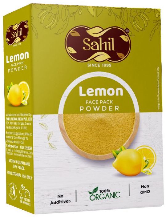 50gm Sahil Lemon Face Pack Powder