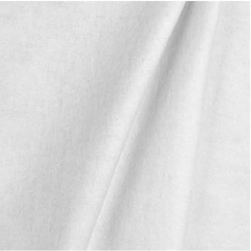 Plain Cotton Bleach Flannel Fabric 40mm, 50mm, 60mm Multi Sizes