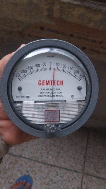 Gemtech Differential Pressure Gauge Range 0 TO 150 Mm