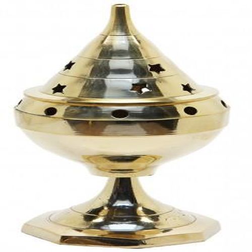 Traditional Gold Brass Incense Burner Traditional/spiritual Decor