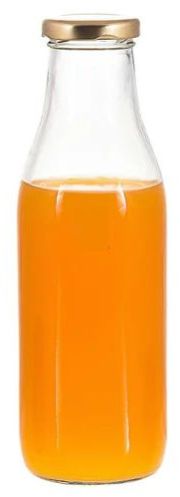 250ml Milk Glass Bottle Crown With Cap