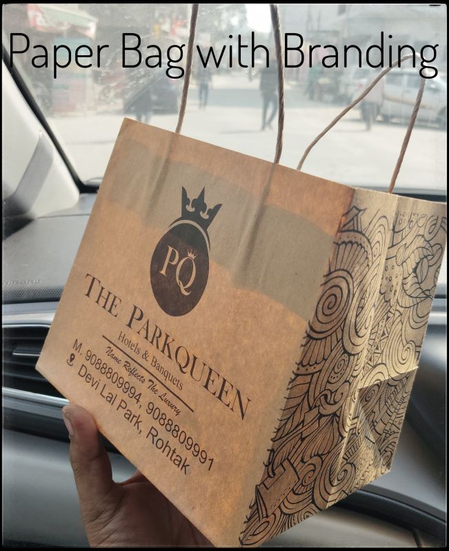 8x6x6 Inch Paper Bags with Handle