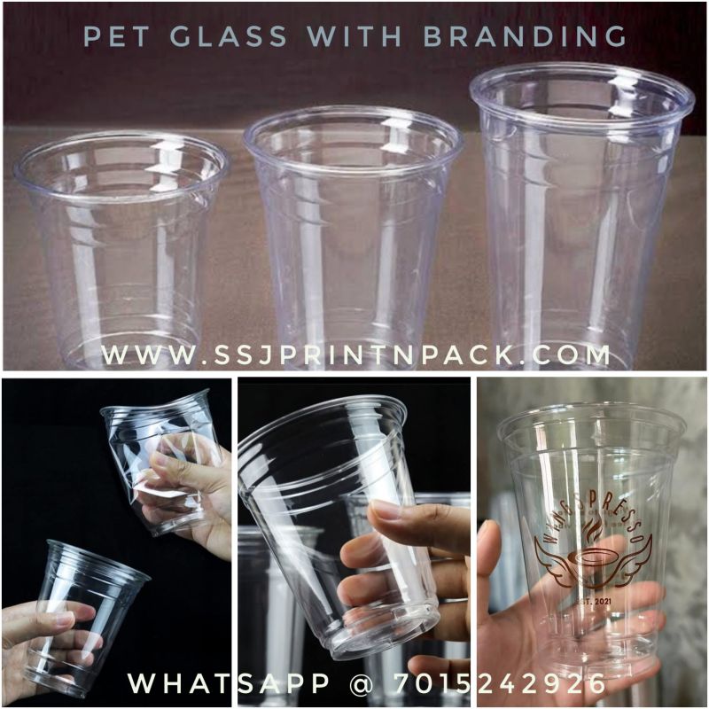 350ml PET Glass with Branding
