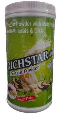 Richstar Protein Powder, Color : Creamy, Packaging Type : Paper Box
