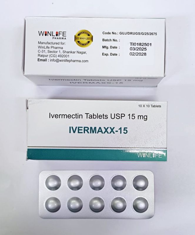 ivermaxx-15mg Ivermectin Tablets