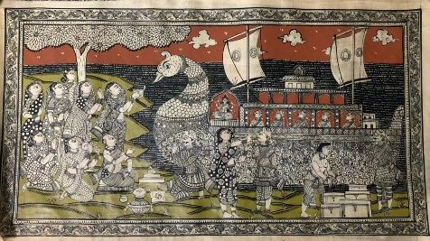 Traditional Indian Folk Art Painting