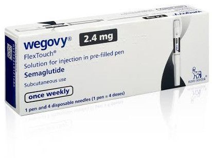 Ozempic.wegovy Semaglutide Wegovy 2.4 Mg Injection, API Form : Liquid