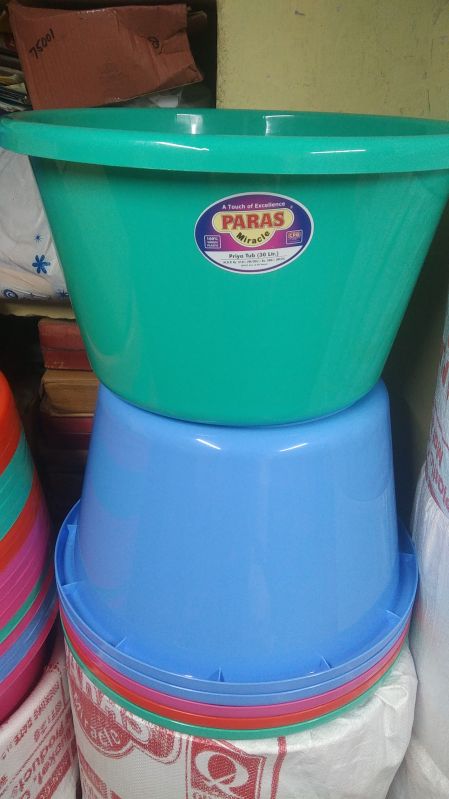 Plastic heavy-duty Tubs
