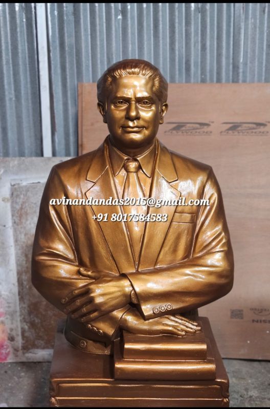 Fiberglass Bust Human Statue