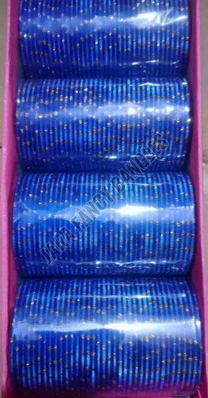 2 Inch Blue Metal Ladies Bangles