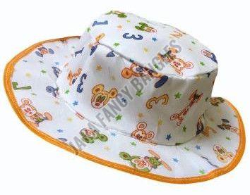 Girls Casual Summer Cotton Cap, Color : Multicolor