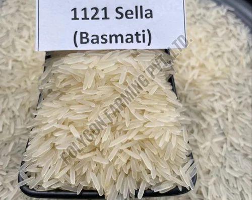 Soft Long Grain 1121 White Sella Basmati Rice, Packaging Size : 50