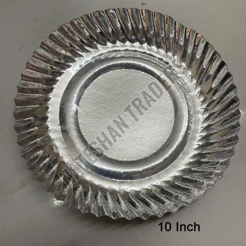 10 Inch Silver Paper Plate