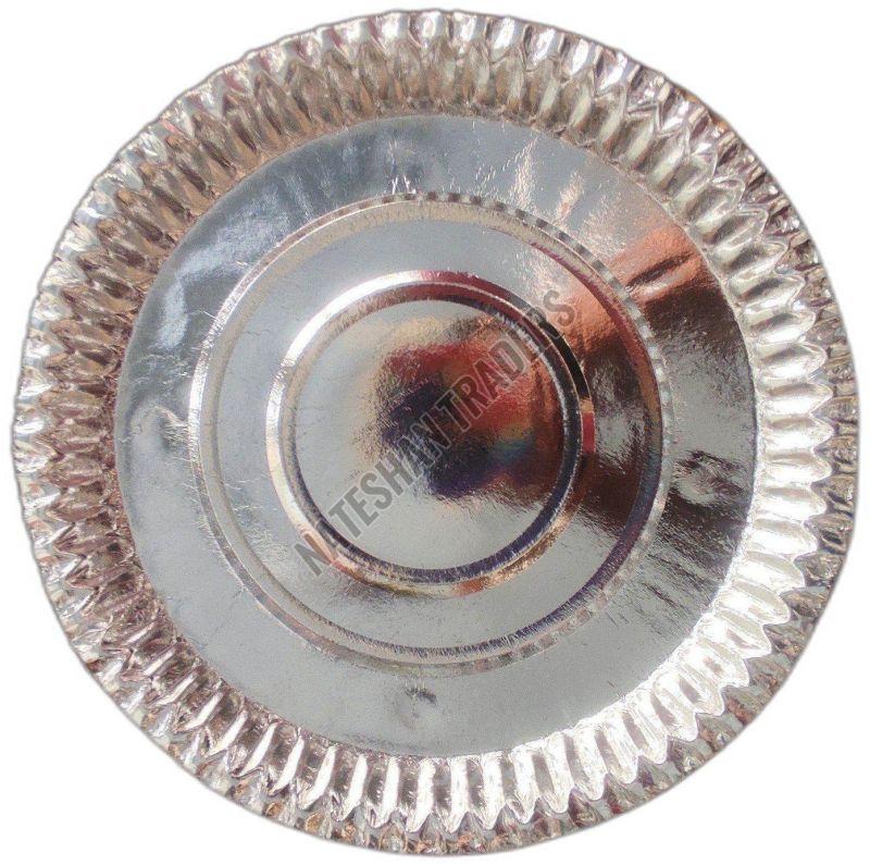 14 Inch Silver Foil Paper Plate