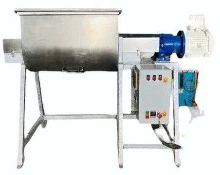 Stainless Steel Electric Screw Ribbon Blender, Color : Grey