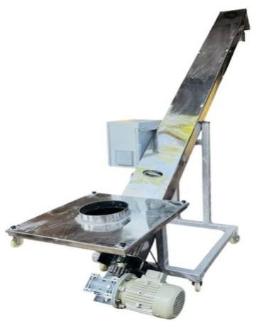 Stainless Steel Electric Polished Semi Automatic Screw Conveyor