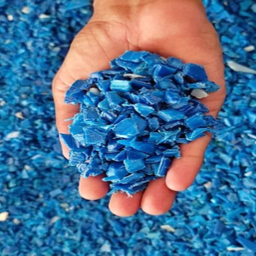 Regular Grinded Blue HDPE Drum Scrap, Packaging Type : Plastic Bag