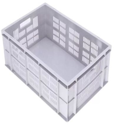 Gray Multipurpose Plastic Crate