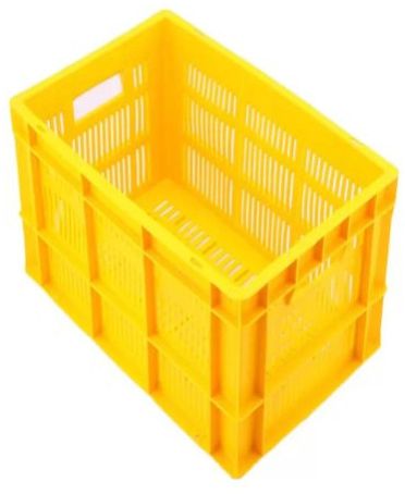 Yellow Multipurpose Plastic Crate