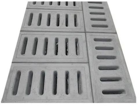 Reinforced Concrete RCC Rectangular Drain Cover, Color : Gray