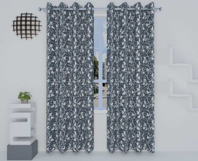 4d print 84 grey window curtains