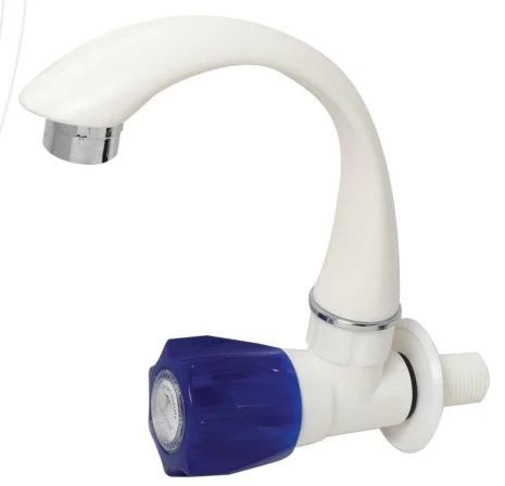 15mm PVC Swan Neck Sink Cock