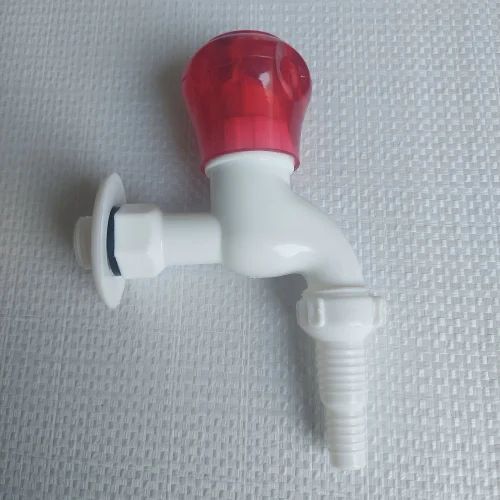 Red PVC Nozzle Bib Cock