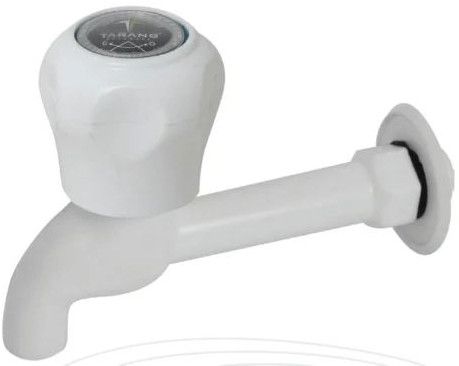 White PVC Long Body Bib Cock