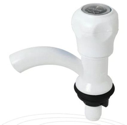 White PVC Pillar Tap