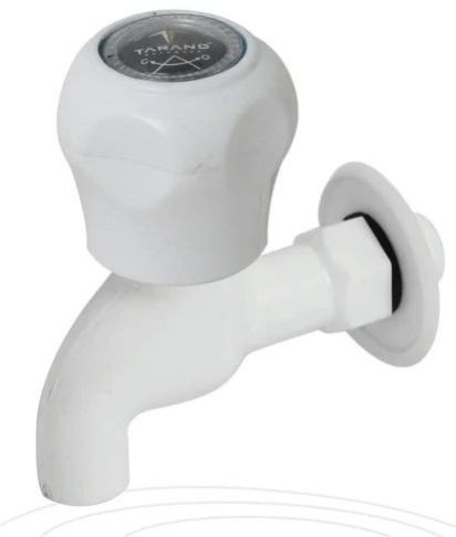 White PVC Short Body Water Tap