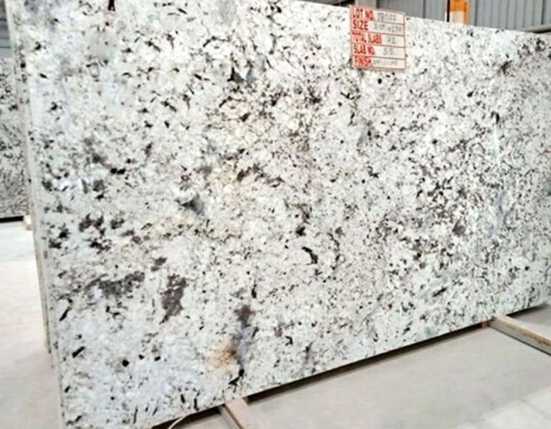 alaska white granite slab