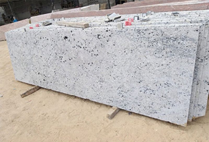 Colonial White Granite Slab