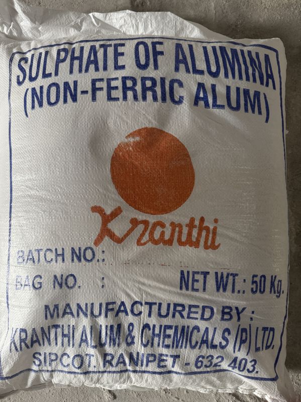 Non Ferric Alum Powder