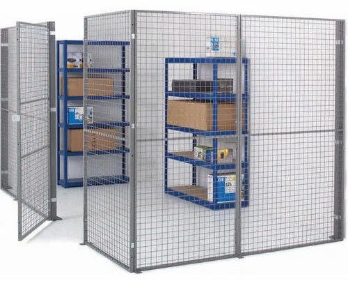 Mild Steel Slotted Angle Partition for Industrial Use