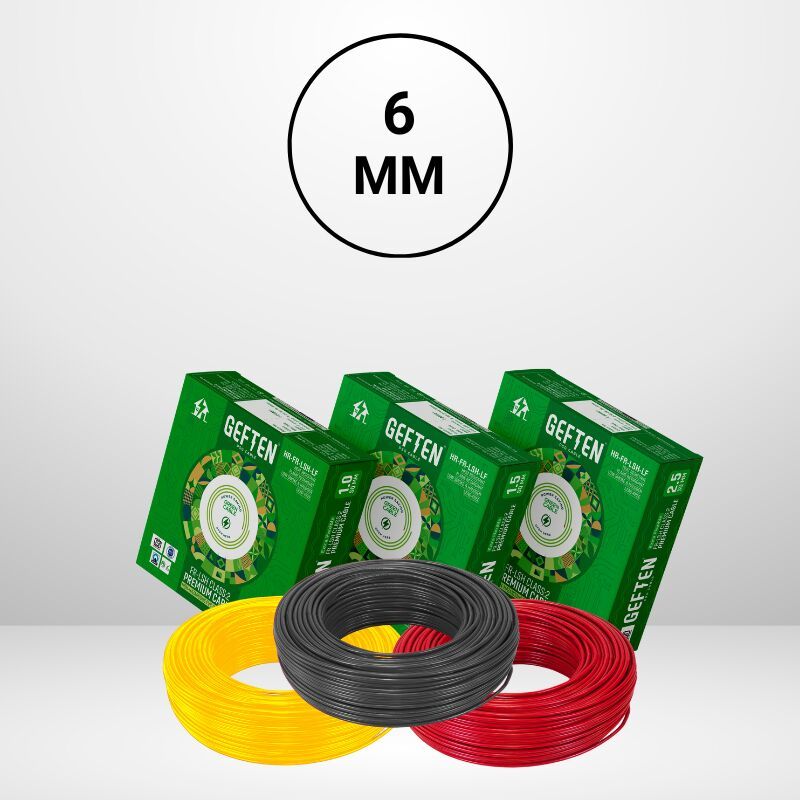 6mm - Geften HR-FR-LSH-LF Class 2 Green Premium Cable
