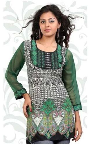 Sudhhz Ladies Georgette Designer Kurti M, Xl